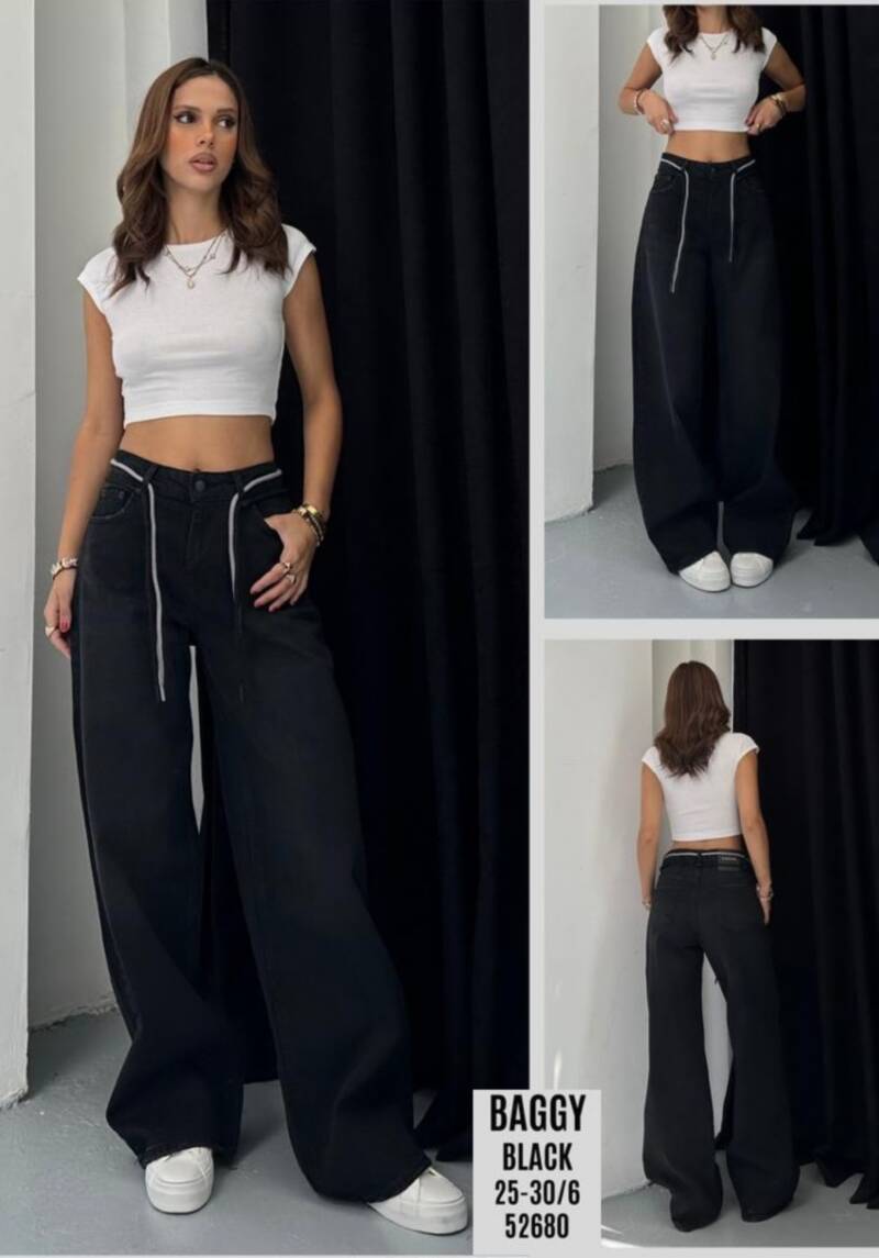 Spodnie damskie jeansy Roz 25-30, 1 Kolor Paczka 6 szt